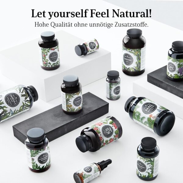Omega 3 Kapseln hochdosiert - Jahresvorrat 365 Stück - Nur 1 Kapsel täglich - Essentielle Omega 3 Fettsäuren EPA & DHA - Fischöl Kapseln aus nachhaltigem Fischfang, ohne unnötige Zusätze – Bild 6