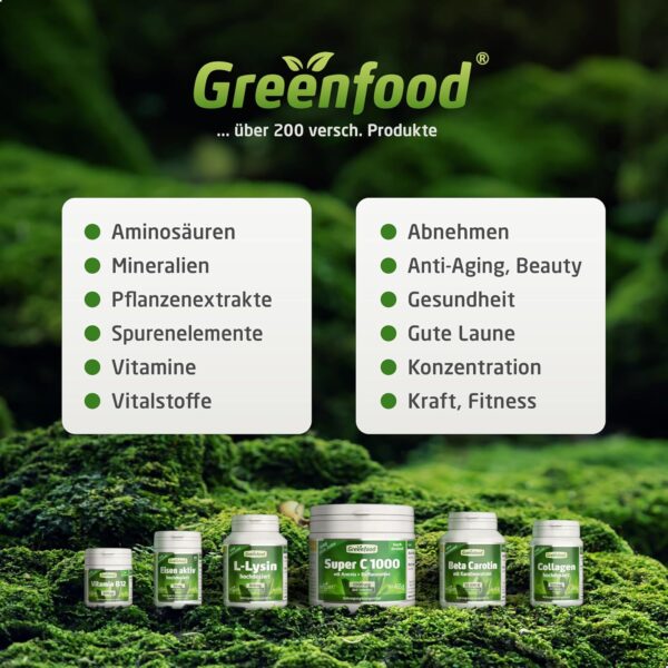 Vitamin D3 Depot Kapseln hochdosiert - 10000 i.E. pro Kapsel (120 vegane Kapseln) - Unterstützt Immunsystem, Muskeln und Zähne - 10-Tagesration, ohne Zusätze & Gentechnik, laborgeprüft - Greenfood – Bild 7