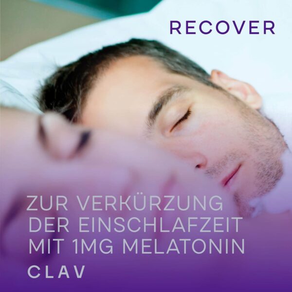 3X N°6 RECOVER Schlafmittel pflanzlich - Melatonin hochdosiert mit L-Tryptophan, Baldrian, Passionsblume, Hopfen, Melissenextrakt - Einschlafhilfe Erwachsene - 180 Melatonin Kapseln – Bild 2