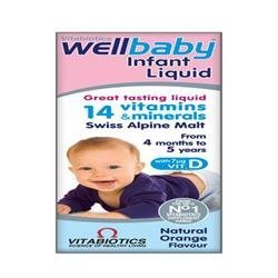 Vitabiotic Wellbaby Sirup 150 ml, 4 Stück