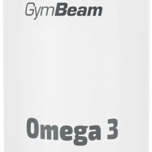 GymBeam Omega 3 Kapseln - 2000 mg pro Tagesdosis, Hochdosiert mit 18% EPA und 12% DHA, Omega-3-Fischöl-Tabletten angereichert mit Vitamin E, unterstützen Immunsystem (60 caps)