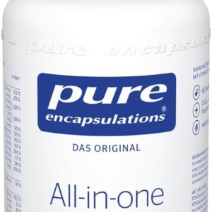 Pure Encapsulations All-in-one | A-Z Vitamine und Mineralstoffe plus Coenzym Q10 in Kombination mit dem Carotinoid Lutein sowie Polyphenolen | 60 vegetarische Kapseln (bis zu 2 Monate)