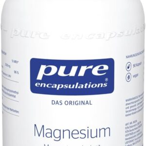Pure Encapsulations - Magnesiumglycinat - gebunden an die Aminosäure Glycin wird Magnesium gut aufgenommen und toleriert - 90 vegane Kapseln