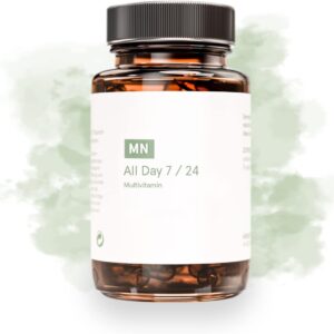 Premium Multivitamin Kapseln hochdosiert | Apothekenqualität | Tägliche Dosis an Vitamin A bis E, OPC, CoQ10, Zink, Eisen, Selen, u.v.m. | Multivitamin Tabletten | 100% vegan & natürlich