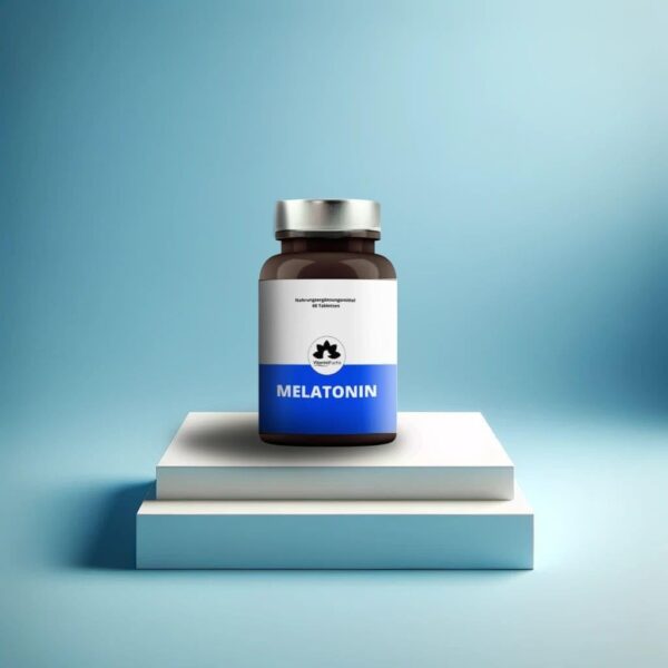 Melatonin Tabletten hochdosiert mit Passionsblumen - 0,5mg Melatonin Schlaf - Einschlafzeit verkürzen - beliebt bei Jetlag - vegane Melatonin Kapseln von VitaminFuchs – Bild 2