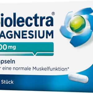 Biolectra Magnesium 300 mg Kapseln 20 Stück: Für eine normale Muskelfunktion, Magnesium-Kapseln, hochdosiert