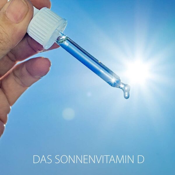 Dr Jacob's Vitamin D3 Öl Tropfen 800 IE I ideal dosierbar für die ganze Familie auch Kleinkinder I für Immunsystem, Muskeln und Knochen¹ I Apotheken-Qualität I hohe Bioverfügbarkeit 20 ml 640 Tropfen – Bild 8