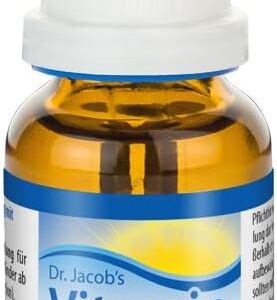 Dr Jacob's Vitamin D3 Öl Tropfen 800 IE I ideal dosierbar für die ganze Familie auch Kleinkinder I für Immunsystem, Muskeln und Knochen¹ I Apotheken-Qualität I hohe Bioverfügbarkeit 20 ml 640 Tropfen
