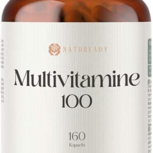 Multivitamine 100. Für das Immunsystem und die allgemeine Gesundheit. 160 Kapseln für 160 Tage (160 kapseln, Geschmacksneutral)