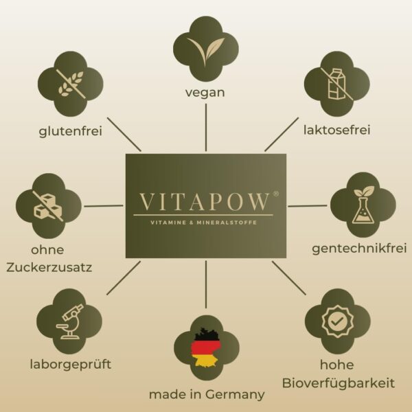 Multivitamin Pulver + Magnesium, Zink & Selen - Vitamine A-Z hochdosiert - Immunsystem stärken - hochwertige Mikronährstoffe - ohne Zuckerzusatz - vegan - in Deutschland hergestellt - ACE Geschmack – Bild 3