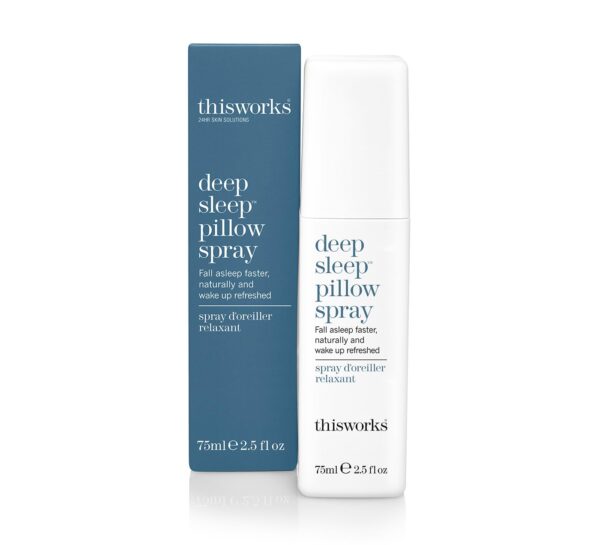 This Works Deep Sleep Pillow Spray, 75 ml — Natürliches Schlafspray mit Lavendel, Kamille und Vetivert — wissenschaftlich fundiertes Kissenspray zur Schlafunterstützung