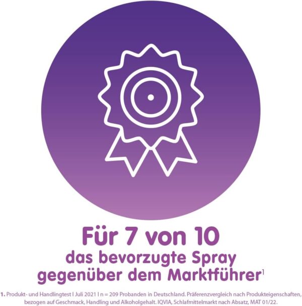 vivinox Einschlaf-Spray mit Melatonin: Nahrungsergänzungsmittel gegen Jetlag, ohne Alkohol, einfach anzuwenden, vegan, 30 ml – Bild 4
