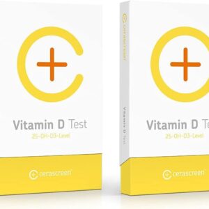 Vitamin D Test - Doppelpackung von CERASCREEN | Vitamin-D-Spiegel zu Hause messen und Mangel erkennen - Spare jetzt im Kombi- Paket | Professionelle Laboranalyse mit konkreten Handlungsinformationen