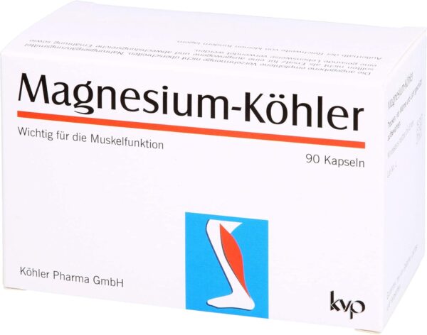 Magnesium K�hler Kapseln, 1X90 St – Bild 4