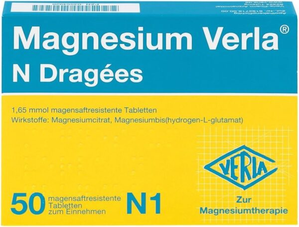 MAGNESIUM VERLA N Dragees 50 St – Bild 3