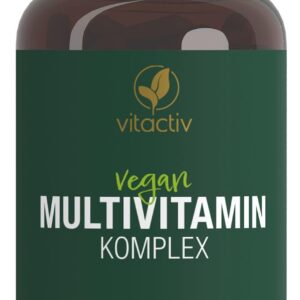 VITACTIV Multivitamin Komplex - 90 Multivitamin Tabletten - Vitamine A-Z plus Spurenelemente, ohne Vitamin K - Für z.B. Immunsystem - Hohe Bioverfügbarkeit, Hochdosiert, Vegan - Laborgeprüft in DE