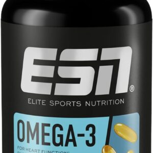 ESN Omega-3, 60 Kapseln, hochdosiertes EPA & DHA, unterstützt Herz, Gehirn & mehr, 1200 mg EPA & 900 mg DHA pro Portion, regelmäßig geprüft - made in Germany
