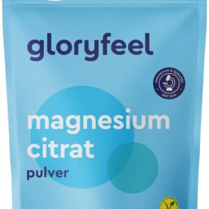 Magnesiumcitrat Pulver - 600 g für über 6 Monate Vorrat - Ideal für Sportler - Für Muskeln, Nerven & Elektrolyt-Haushalt* - Gut dosierbar und leicht löslich - 100% vegan