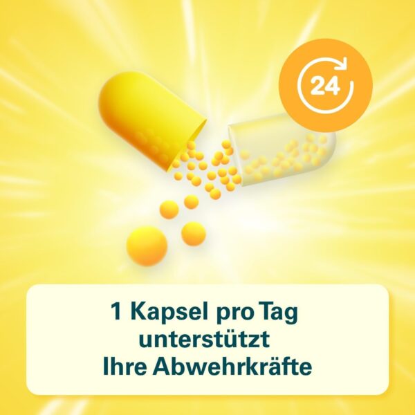 Cetebe Abwehr plus - Nahrungsergänzungsmittel zur dreifachen Unterstützung der Abwehrkräfte mit ZEITPERLEN - Vitamin C, Vitamin D und Zink - 1 x 120 Kapseln – Bild 5