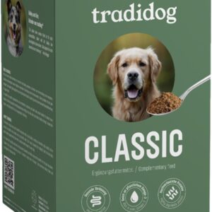 TRADIDOG Classic Nahrungsergänzungen & Vitamine für Hund mit Vitalstoffen - Gesundheitsprodukte für Hunde inkl. Omega-3 Öl Hund - pflanzliches Nahrungsergänzungsmittel Hund für alle Hunde