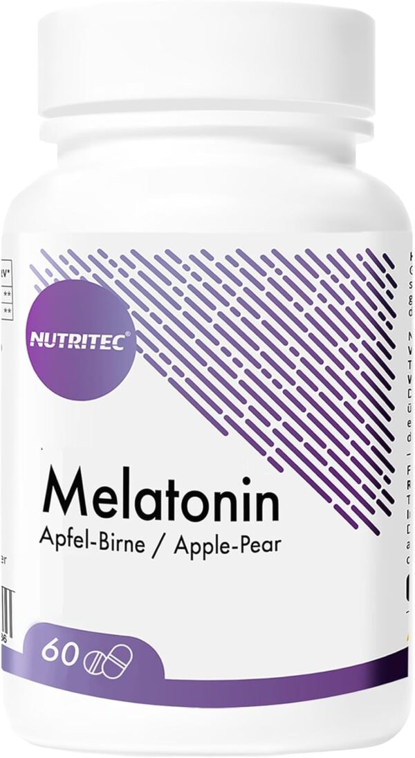 Nutritec Melatonin Tabletten für Reise und Jetlag
