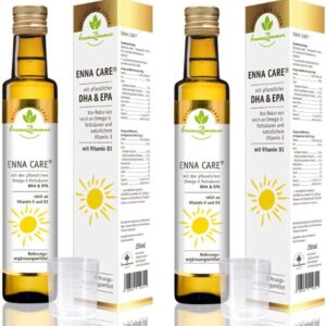 ENNA Care® Ölmischung mit VITAMIN D3, DHA + EPA - 2 Flaschen 250 ml MZL- Nahrungsergänzung