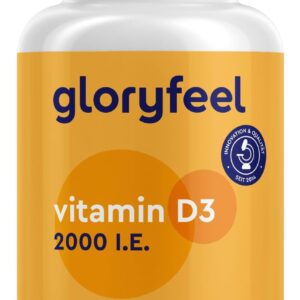 Vitamin D3 2000 I.E. - 400 Tabletten (Langzeitvorrat) hochdosiert - Das Sonnenvitamin für Immunsystem & Knochen* - 100% reines Cholecalciferol - Laborgeprüft & ohne Zusätze in Deutschland hergestellt