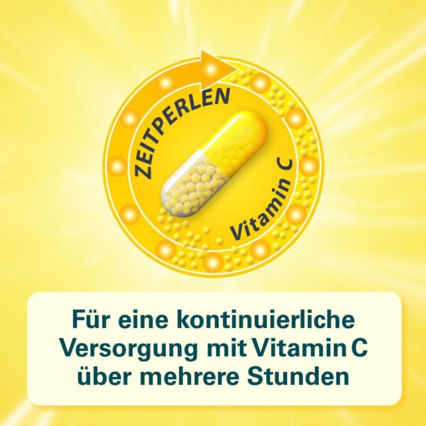 Cetebe Abwehr plus - Nahrungsergänzungsmittel zur dreifachen Unterstützung der Abwehrkräfte mit ZEITPERLEN - Vitamin C, Vitamin D und Zink - 1 x 120 Kapseln – Bild 2
