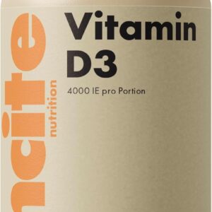Vitamin D3-400 leicht einnehmbare Premium Vitamin D3-Mikrotabletten – Tablette Cholecalciferol VIT D3-Vegetarisches Nahrungsergänzungsmittel-Hergestellt von Incite Nutrition in Großbritannien
