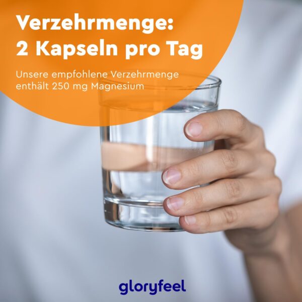 Magnesium Komplex - 5-in-1 Premium Verbindungen - Magnesiumcitrat, Magnesium Bisglycinat, Magnesiumoxid, Magnesiummalat & Ascorbat - Bioaktive Magnesium-Quellen - 100% vegan – Bild 6