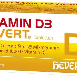 Vitamin D3 Hevert bei Mangel und erhöhtem Bedarf, 100 St. Tabletten