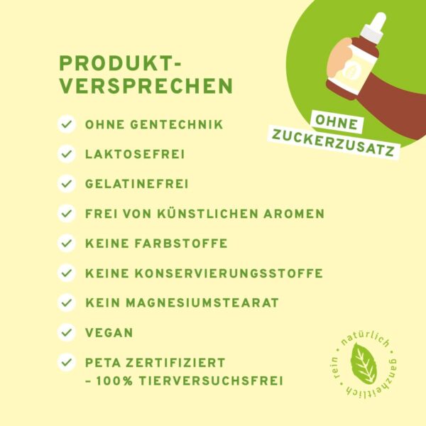 InnoNature Vitamin D3+K2 Kids Tropfen, Orange | mit Vitamin D für normales Wachstum, Entwicklung der Knochen & Immunsystem | 10ml, vegan – Bild 5