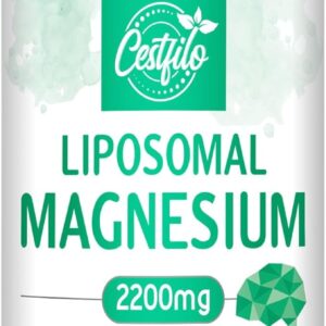 Liposomaler Magnesium-Komplex 2200mg, glutenfrei, 60 Weichkapseln Hochdosierte natürliche. Geeignet für Frauen, Männer (60 Stück (1er Pack))