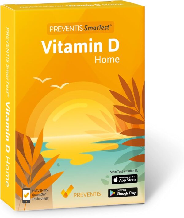 Preventis SmarTest® Vitamin D | Vitamin D Test in 15 Min. | Nachweis von Vitamin D Mangel | Vitamin D Schnelltest für Zuhause (1 St.) – Bild 2