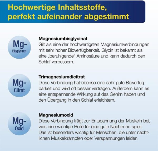 Baldriparan® Magnesium - hochdosierter Premium-Komplex mit Magnesiumbisglycinat. Vom Nr. 1 pflanzlichen Schlafexperten aus der Apotheke. Hohe Bioverfügbarkeit. Labor geprüft, hochdosiert. Vegan. – Bild 5