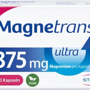 Magnetrans ultra 375 mg Kapseln – Magnesiumkapseln für eine normale Muskel- und Nervenfunktion - 1 x 50 Kapseln