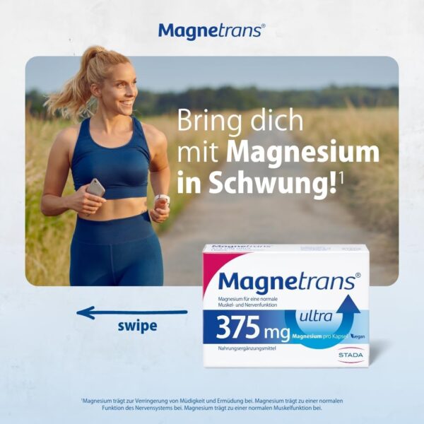 Magnetrans ultra 375 mg Kapseln – Magnesiumkapseln für eine normale Muskel- und Nervenfunktion - 1 x 50 Kapseln – Bild 3