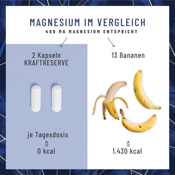 Magnesium Komplex hochdosiert - Komplex mit: Magnesiumcitrat, Bisglycinat, Magnesium Malat und Magnesiumoxid - Vegan - 180 Kapseln – Bild 5