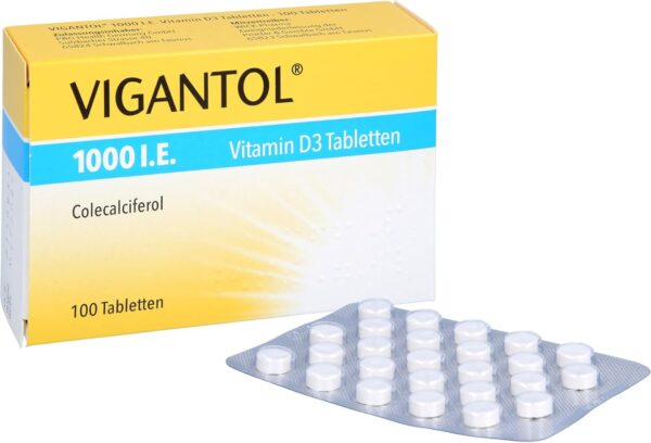 VIGANTOL 1.000 I.E. Vitamin D3 Tabletten – Bild 3