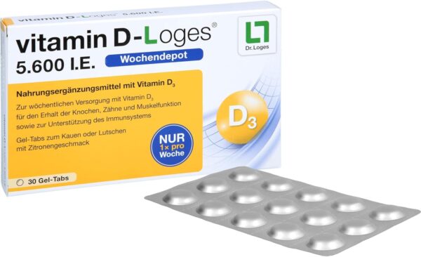 Dr. Loges vitamin D-Loges 30 Kautabletten – Bild 3