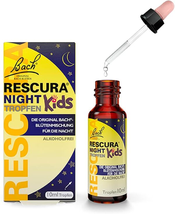 Bach RESCURA Kids Night Bachblüten Tropfen I 10 ml I Bachblütenmischung für Kinder für die Nacht I ehemals Rescue das Original – Bild 2