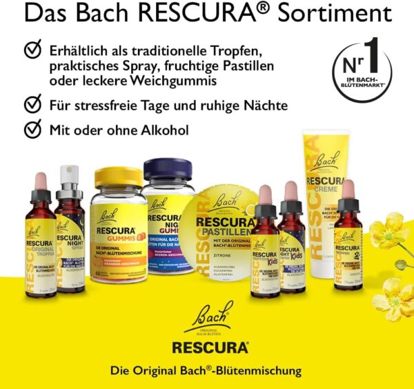 Bach RESCURA Kids Night Bachblüten Tropfen I 10 ml I Bachblütenmischung für Kinder für die Nacht I ehemals Rescue das Original – Bild 6
