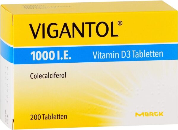 Vigantol 1.000 I.E. Vitamin D3 Tabletten, 2x200 Stk. inclusive einer Handcreme von vitenda – Bild 5