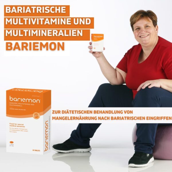 Bariemon WLS Multivitamine und Multimineralien für Magenbypass, Nach einer Magenverkleinerung, Nur 1 Tablette pro Tag, 30 tabletten – Bild 2