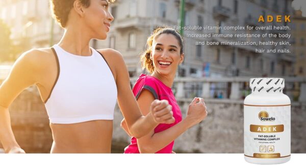 Sowelo Vitamin A D E K - 200 Tabletten I Entzündungshemmend und Anti-seborrhoische Eigenschaften I Unterstützt die Natürliche Immunität I Ohne unerwünschte Zusätze – Bild 4