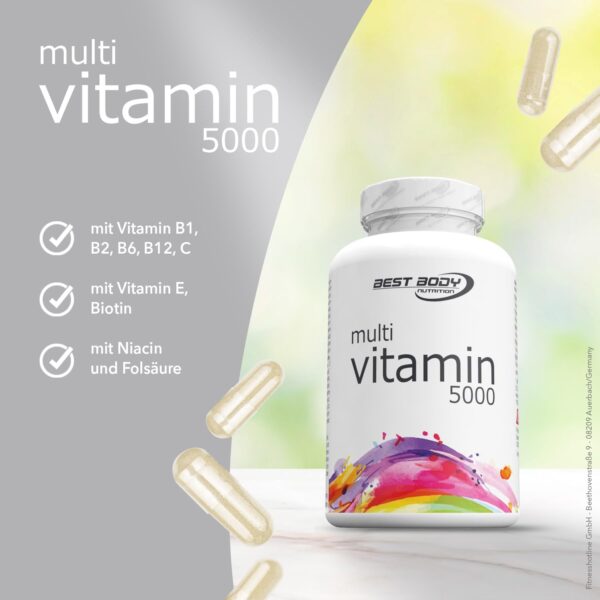 Best Body Nutrition Multi 5000, 100 St. Dose, 89 g – Bild 2