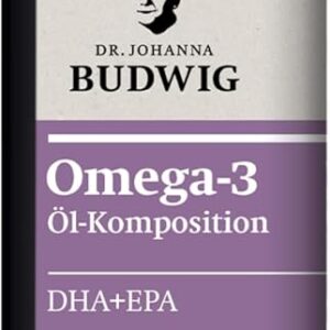Dr. Johanna Budwig Omega 3 DHA+EPA Maracuja (250ml) - Leinöl & Omega 3 Algenöl - Omega 3 hochdosiert (EPA DHA) - Algenöl Omega 3 vegan flüssig, Omega 3 Öl, Omega 3 für Kinder