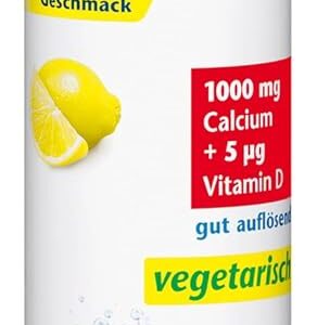 Doppelherz Calcium + D3 Osteo 1000 – Mit Calcium und Vitamin D als Beitrag für den normalen Knochenerhalt – 15 Brausetabletten