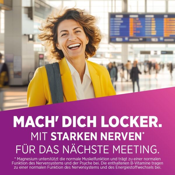 Biolectra 400 mg Nerven & Muskeln Vital Orange, 30 Stück: Für starke Nerven und entspannte Muskeln, mit Magnesium und B-Vitaminen, hochdosiert – Bild 2
