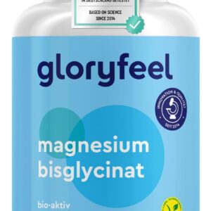 Magnesium Bisglycinat - 240 Kapseln - 400mg Chelatiertes Magnesium pro Tag - Hochdosiert für weniger Müdigkeit + Muskel-Support* - Vegan, laborgeprüft, ohne Zusätze in Deutschland hergestellt